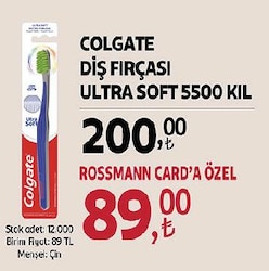 Colgate Diş Fırçası Ultra Soft 5500 Kıl