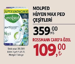 Molped Hijyen Max Ped Çeşitleri