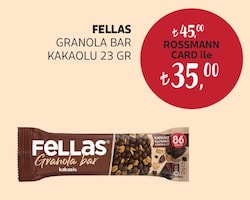 Fellas Kakaolu Granola Bar 23 gr