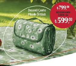 Ideenwelt Desenli Çanta Piknik Örtüsü
