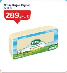 Sütaş Kaşar Peyniri 600 g