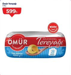 Ömür Tereyağı  1 kg 