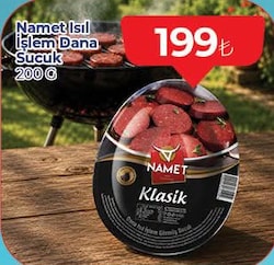 Namet Isıl İşlem Dana Sucuk 200 g