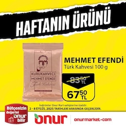 Kurukahveci Mehmet Efendi Türk Kahvesi 100 gr