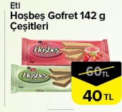 Eti Hoşbeş Gofret Çeşitleri 142 g