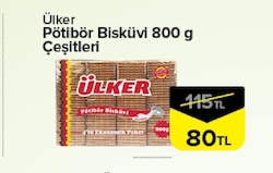 Ülker Pötibör Bisküvi Çeşitleri 800 g