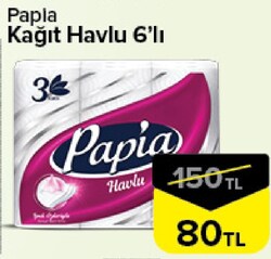 Papia Kağıt Havlu 6'lı 