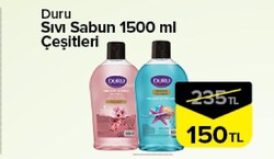 Duru Sıvı Sabun Çeşitleri 1500 ml