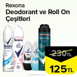Rexona Deodorant/Roll On Çeşitleri