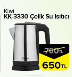 Kiwi KK-3330 Çelik Su Isıtıcı