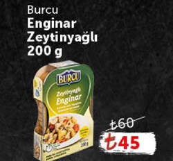 Burcu Zeytinyağlı Enginar 200 g
