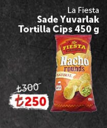 La Fiesta Sade Yuvarlak Tortilla Cips 450 g