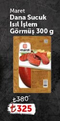 Maret Isıl İşlem Görmüş Dana Sucuk 300 g