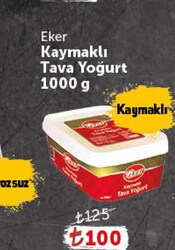Eker Kaymaklı Tava Yoğurt 1000 gr