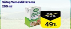 Sütaş Yemeklik Krema 200 ml