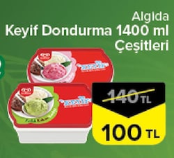 Algida Keyif Dondurma Çeşitleri 1400 ml
