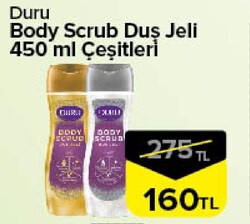 Duru Body Scrub Duş Jeli Çeşitleri 450 ml