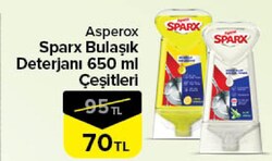 Asperox Sparx Bulaşık Deterjanı Çeşitleri 650 ml