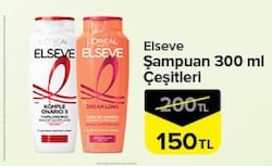 Elseve Şampuan Çeşitleri 300 ml