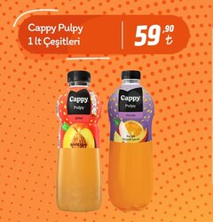 Cappy Pulpy Çeşitleri 1 lt