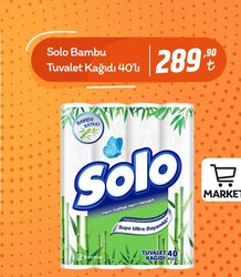 Solo Bambu Tuvalet Kağıdı 40'lı