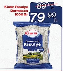 Kimin Fasulye Dermason 1000 gr