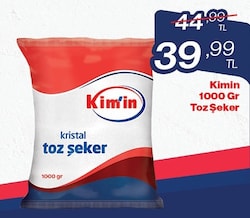 Kimin Toz Şeker 1000 gr
