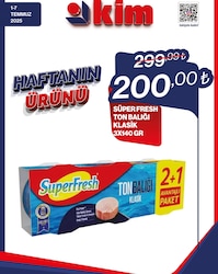 SuperFresh Konserve Ton Balığı 3x140 gr