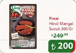 Pınar Hindi Mangal Sucuk 300 gr