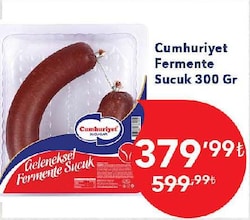 Cumhuriyet Fermente Sucuk 300 gr
