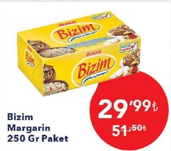 Bizim Margarin Paket 250 gr
