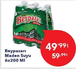 Beypazarı Sade Maden Suyu 6x200 ml