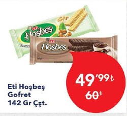 Eti Hoşbeş Gofret Çeşitleri 142 gr