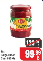 Tat Salça Biber Cam 550 gr