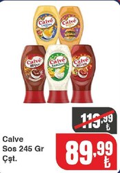 Calve Sos 245 gr Çeşitleri