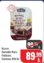 Burcu Sumaklı Kuru Patlıcan Dolması 200 gr