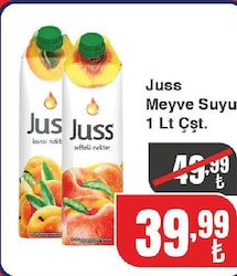 Juss Meyve Suyu 1 lt Çeşitleri