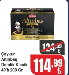 Çaykur Altınbaş Demlik Klasik 40'lı 200 gr