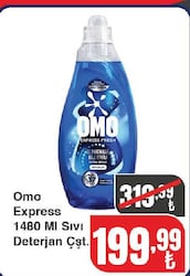 Omo Express 1480 ml Sıvı Deterjan Çeşitleri