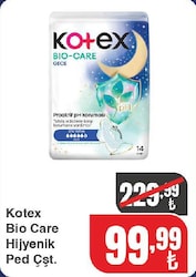 Kotex Bio Care Hijyenik Ped Çeşitleri