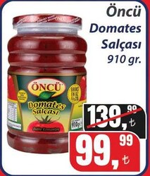 Öncü Domates Salçası 910 gr