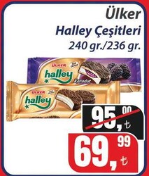 Ülker Halley Çeşitleri 240/236 gr