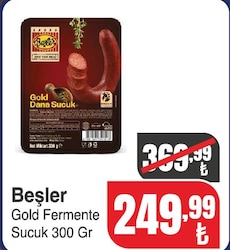 Beşler Gold Fermente Sucuk 300 gr