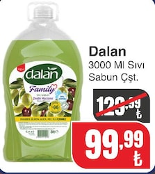 Dalan Sıvı Sabun Çeşitleri 3000 ml
