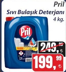 Pril Sıvı Bulaşık Deterjanı 4 kg