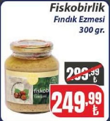 Fiskobirlik Fındık Ezmesi 300 gr