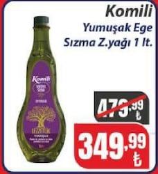 Komili Yumuşak Ege Sızma Zeytinyağı 1 lt