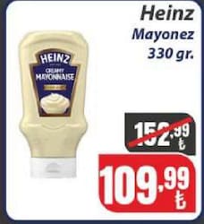 Heinz Mayonez 330 gr