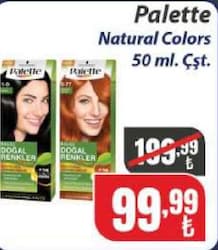 Palette Natural Colors 50 ml Çeşitleri