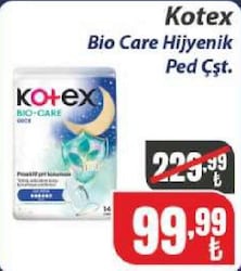 Kotex Bio Care Hijyenik Ped Çeşitleri